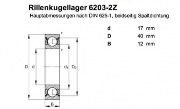 Lager 6203 ZZ