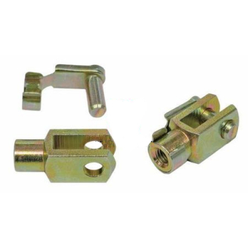 Gabel mit Clip 24mm gelb