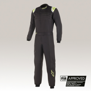 Alpinestars Overall KMX 9 V3 schwarz - neongelb