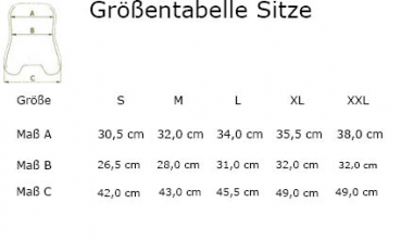 Sitz teilgepolstert standard
