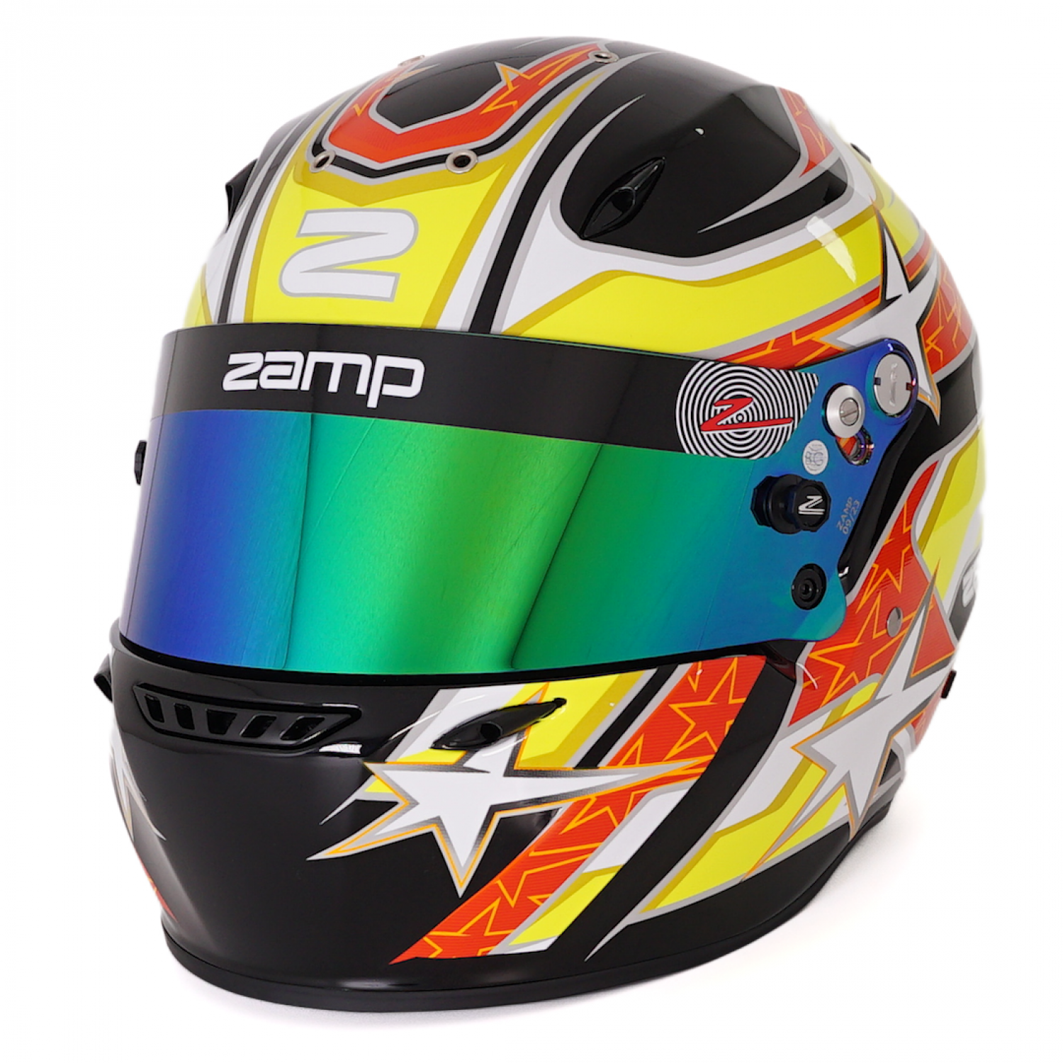 Zamp ZR 72 Schwarz/Rot/Orange