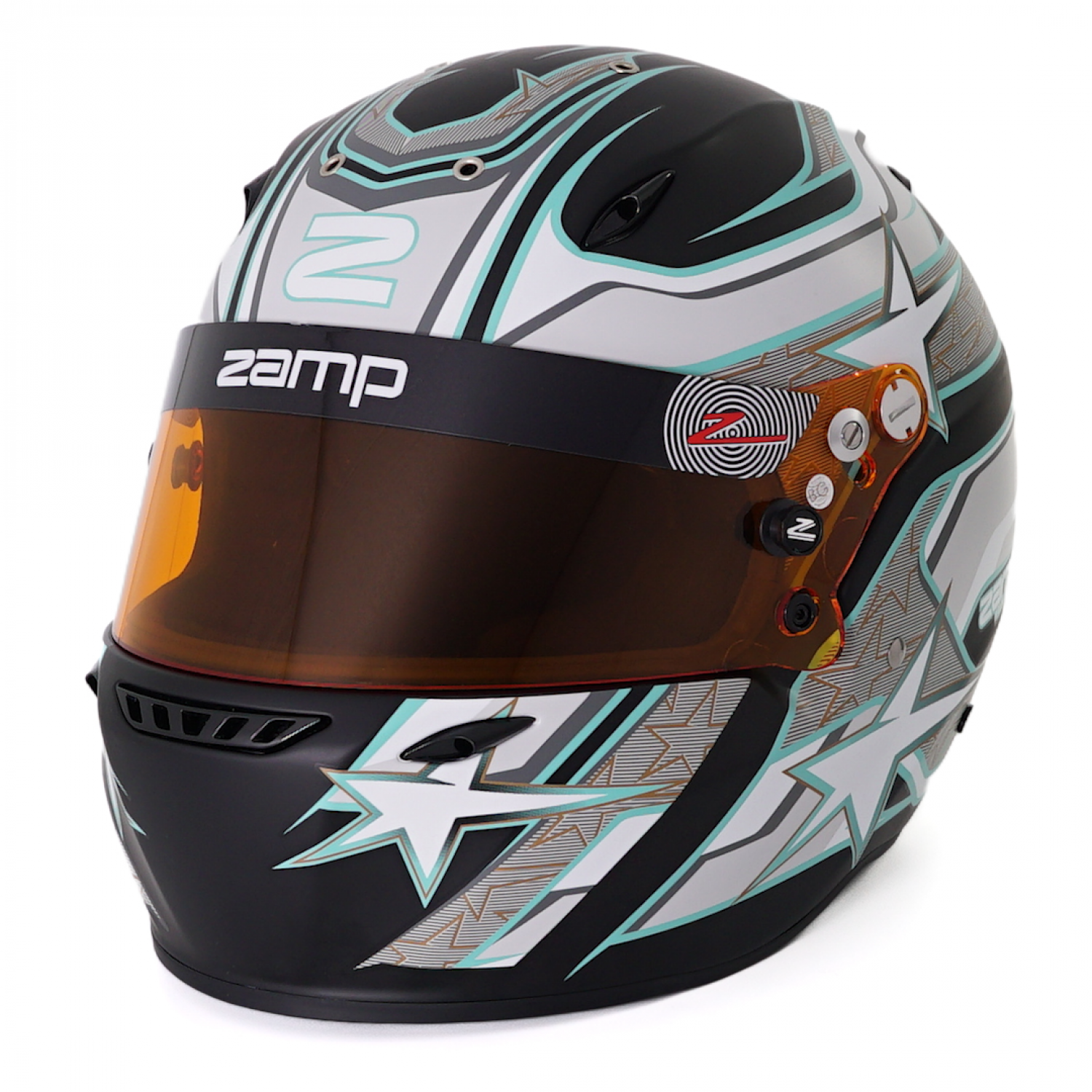 Zamp ZR 72 Matt Schwarz/Grau/Blau