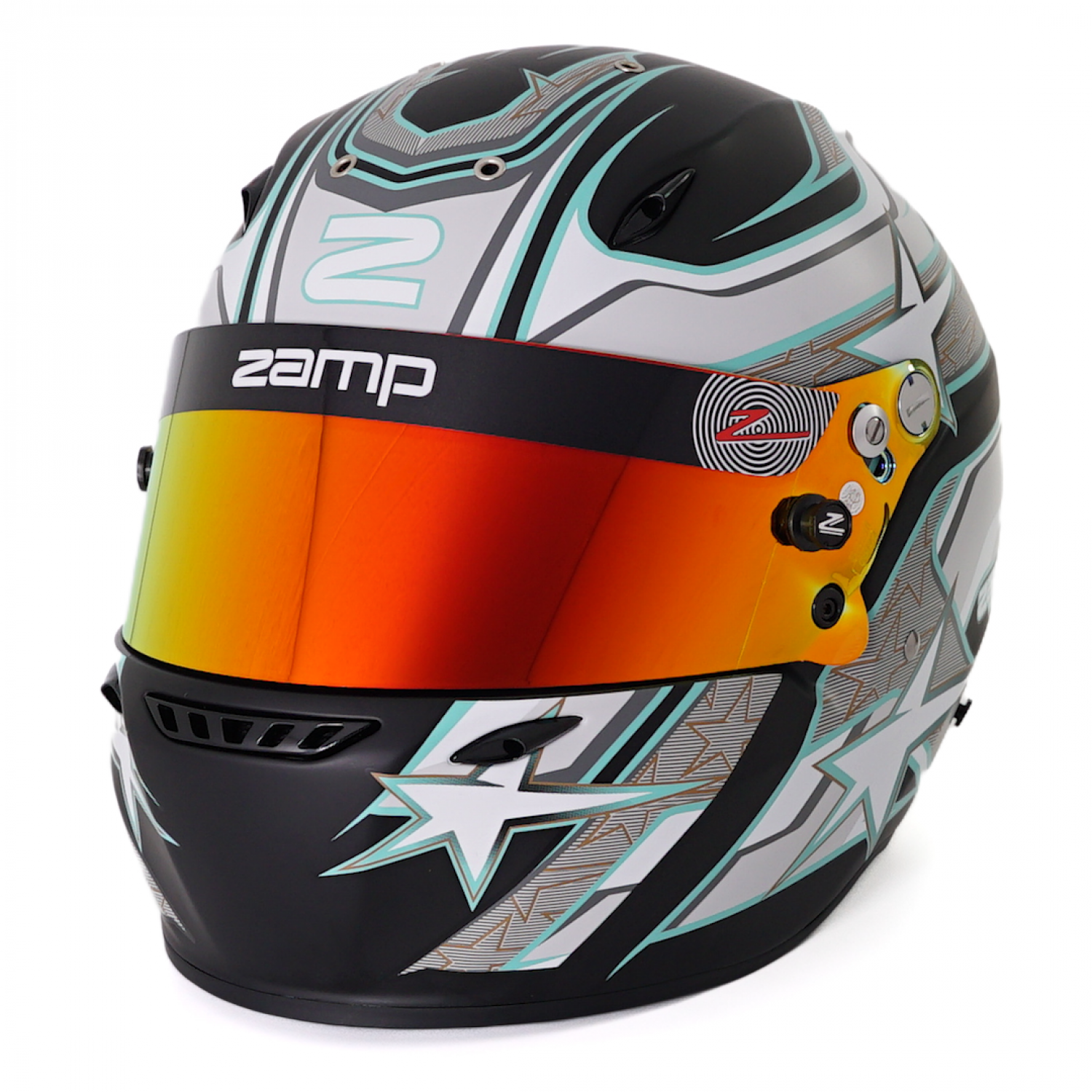 Zamp ZR 72 Matt Schwarz/Grau/Blau