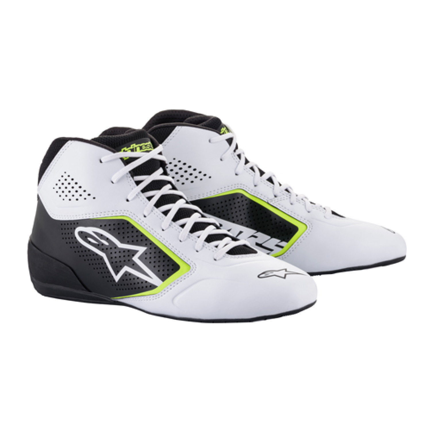 Alpinestars Kartschuhe Tech-1 K Start V2 weiss-schwarz-gelb