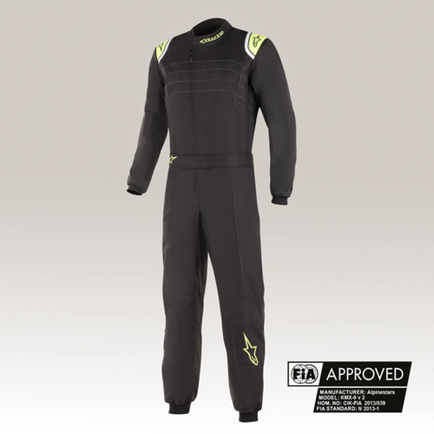 Alpinestars Overall KMX 9 V3 schwarz - neongelb
