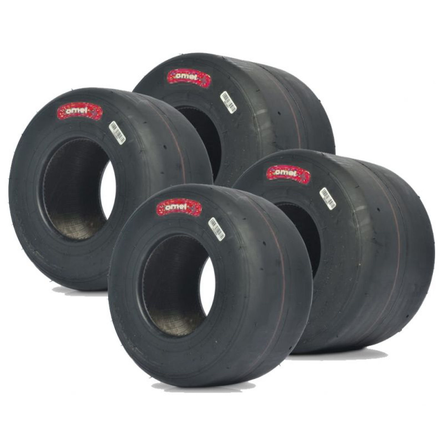 Komet K3H hart Reifensatz (2x 10x4.60-5 / 2x 11x7.10-5)
