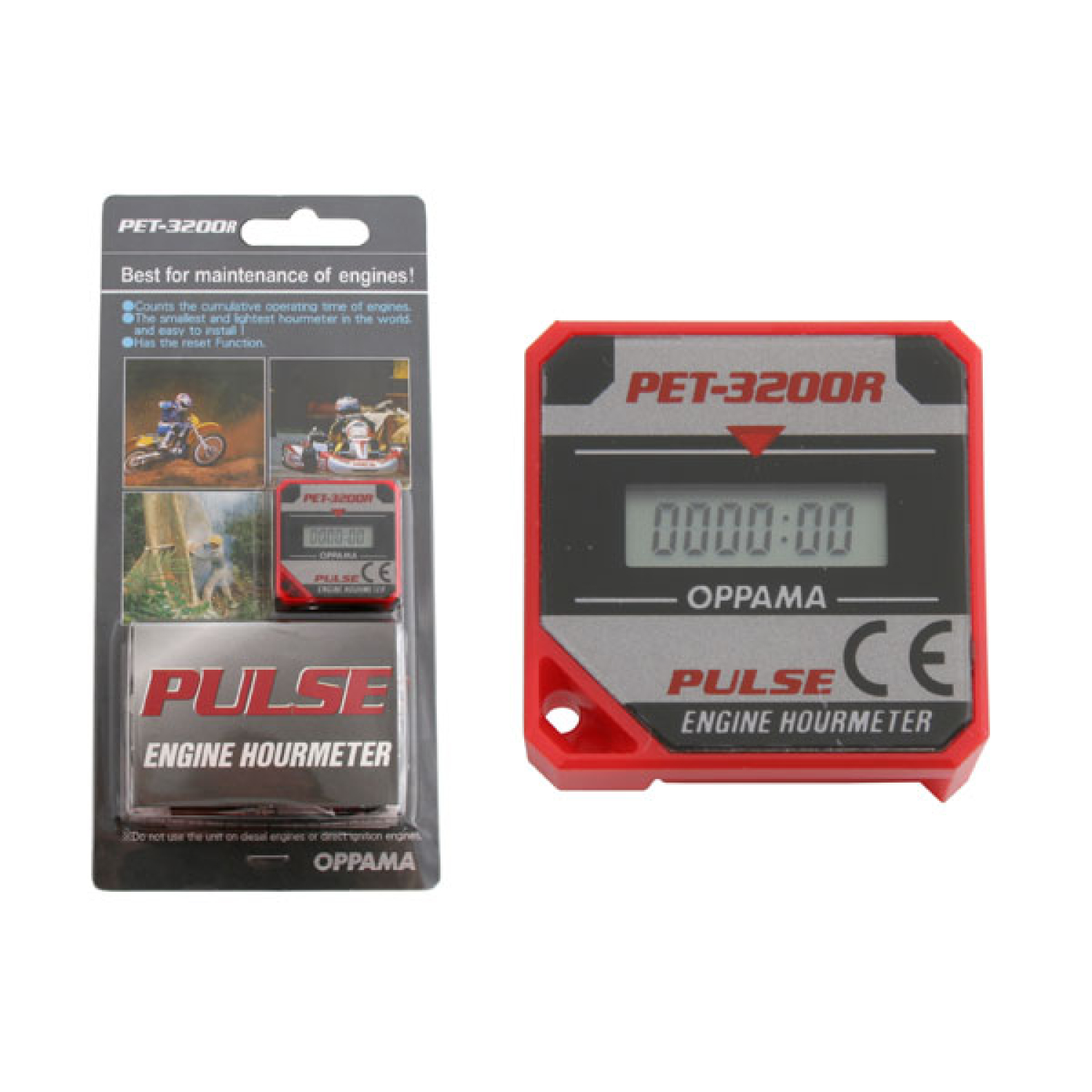 Oppama PET-3200R Betriebsstundenzähler