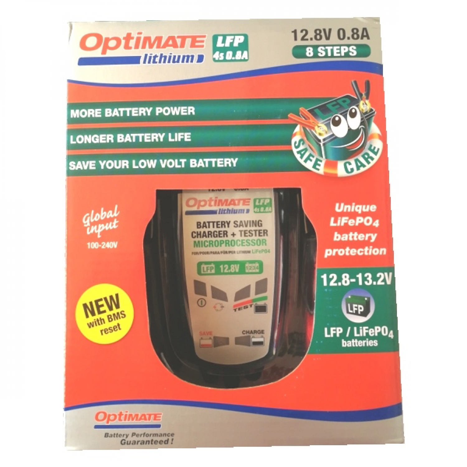Optimate Lithium 8-Step  12V 0,8 Ampere Ladegerät