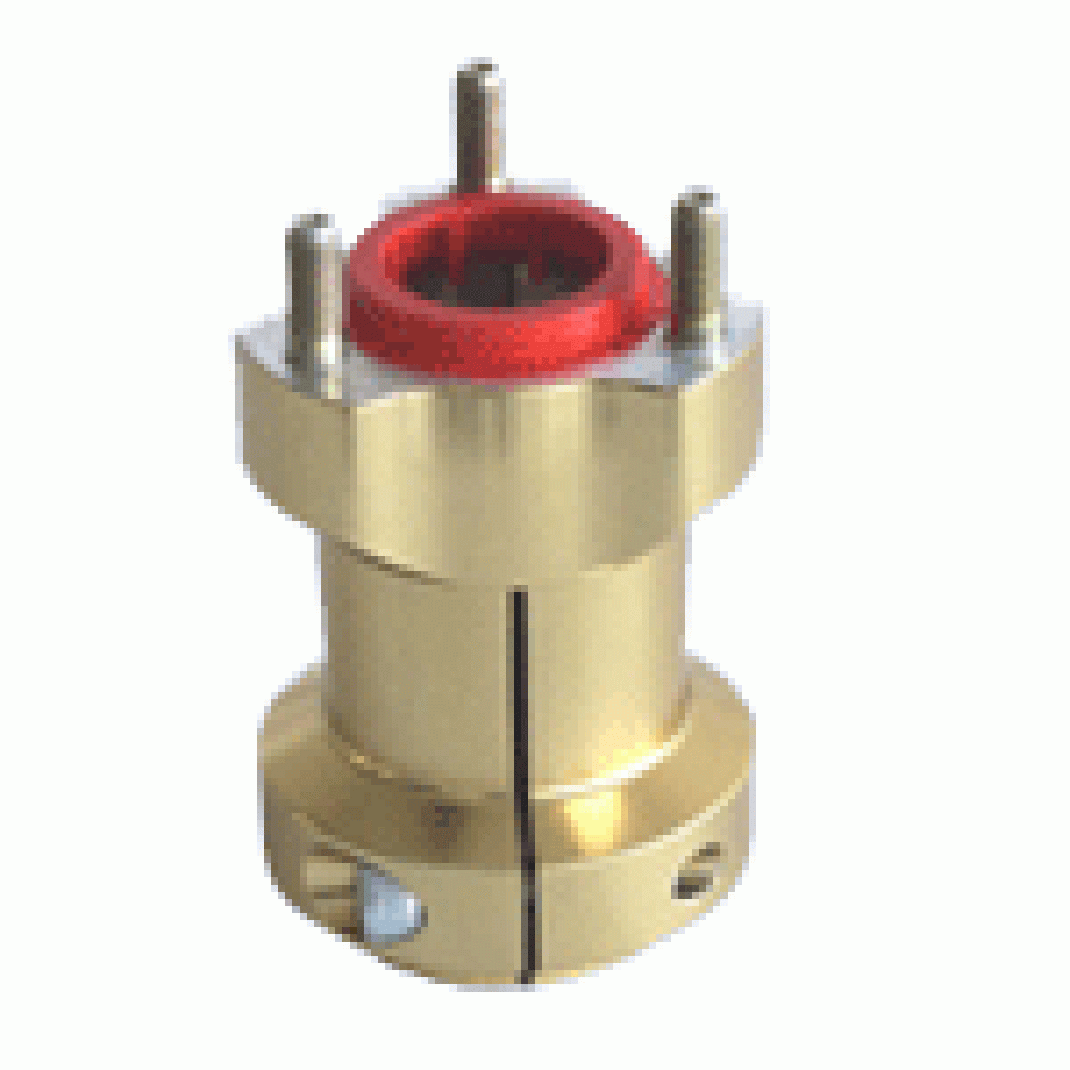 Radstern 95mm gold eloxiert